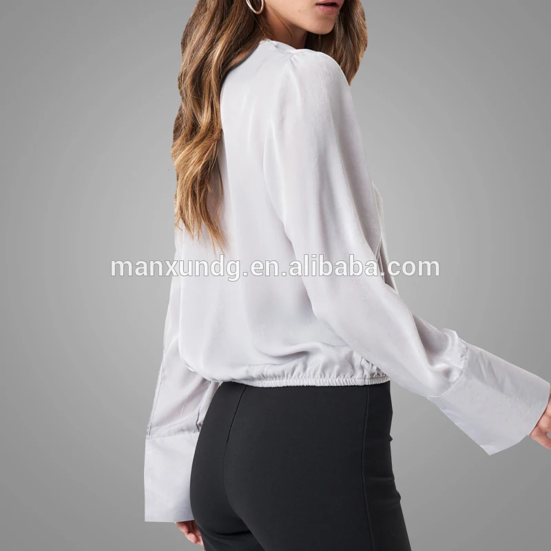  High Quality office wear blouse ladies 5