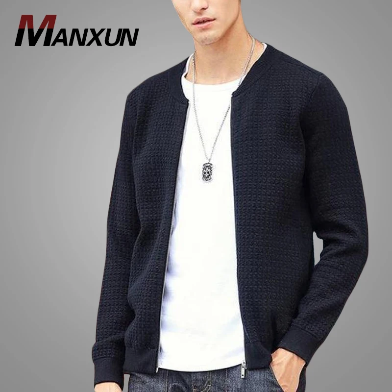 New Arrival Thick Sweater Men Famous Clothing  Men Cardigans Male Casual Fashion Zipper Sweaters