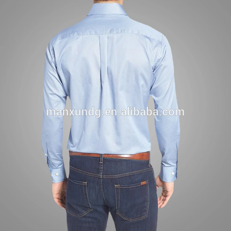  High Quality men office long sleeve shirt 3