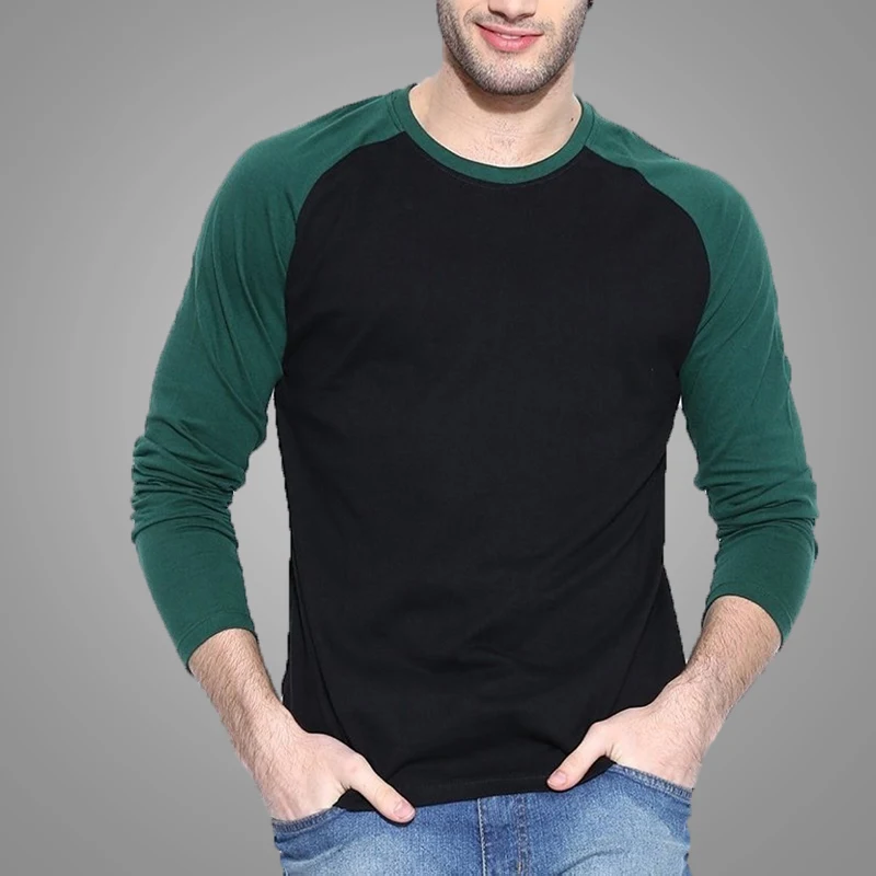 Custom Design Striped Hem Hoodie Tracksuits Mens Plain Green Winter Sportswear Tracksuit 5