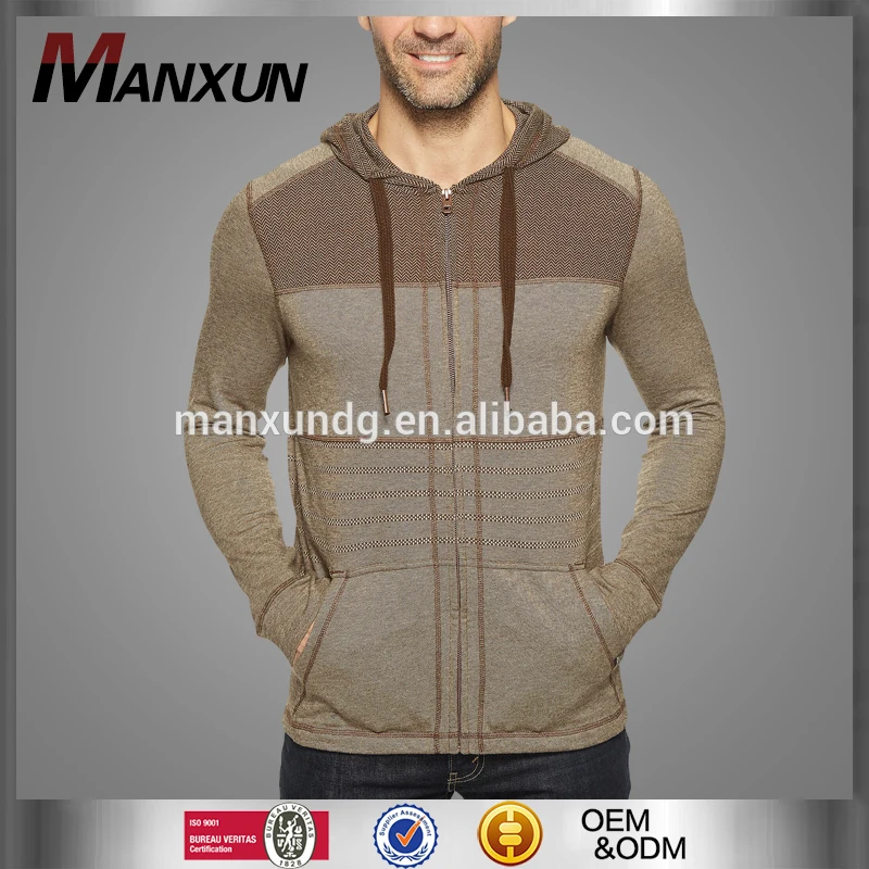 Factory OEM Apparel Men Hoodies And Sweatshirts Long Sleeve Zip Hoodie