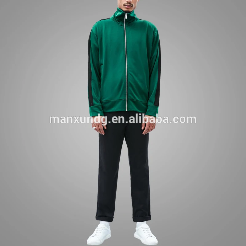  High Quality plain cotton tracksuit 3