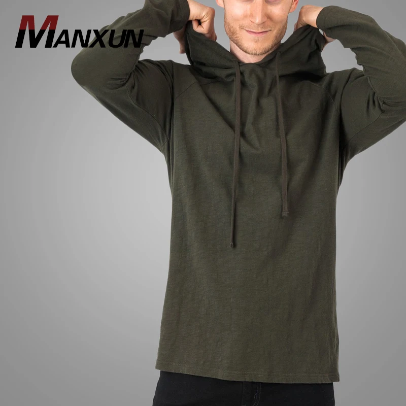 Cheap Plain Fleece Hoodie without Pocket Spring and Autumn Thin Casual Oversized Mens Hoodie