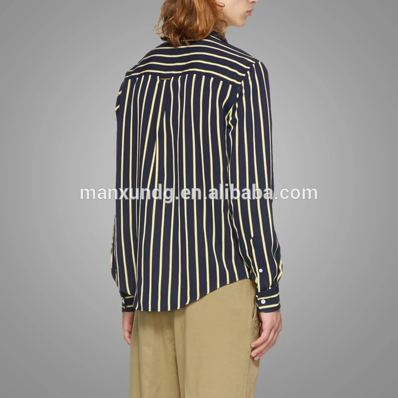  High Quality red and yellow striped shirt 5