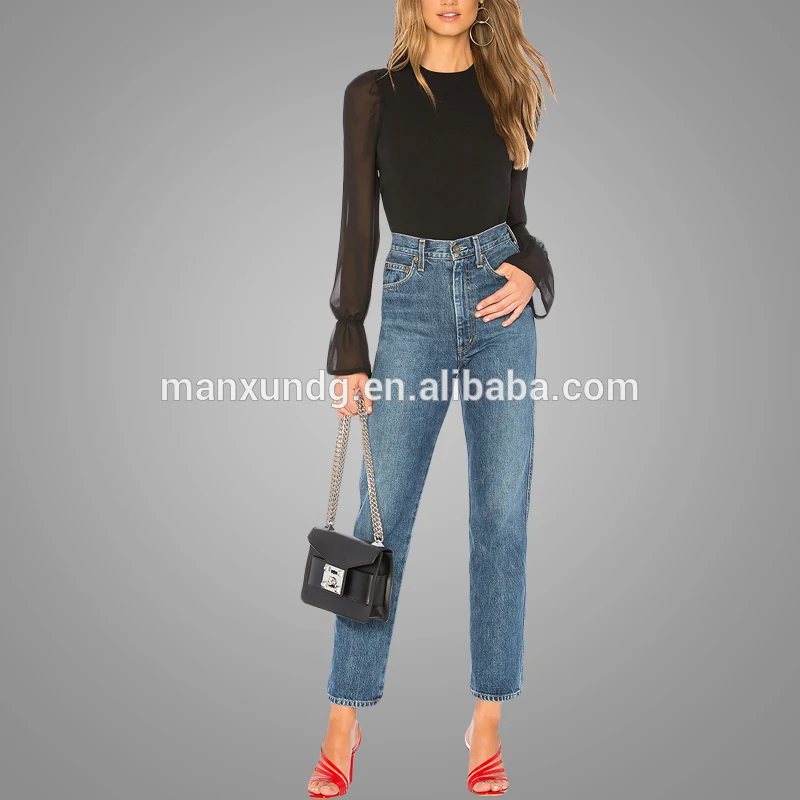  High Quality top fashion blouse design