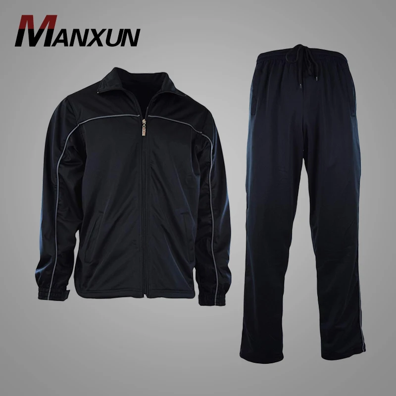 Bulk Wholesale Polyester Men Tracksuit Design Your Own Custom Mens Fitted Tracksuit Set