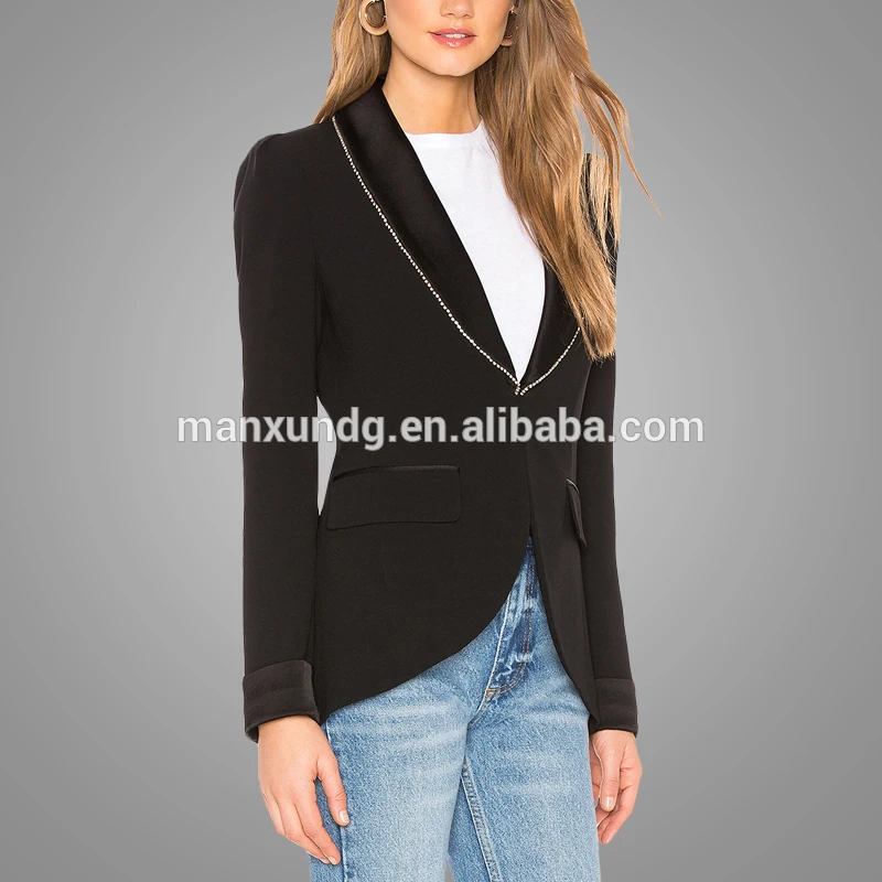 Hot Selling Fashion Apparel New Arrival Women Business Blazers Custom Elegant Blazers Ladies Women 3