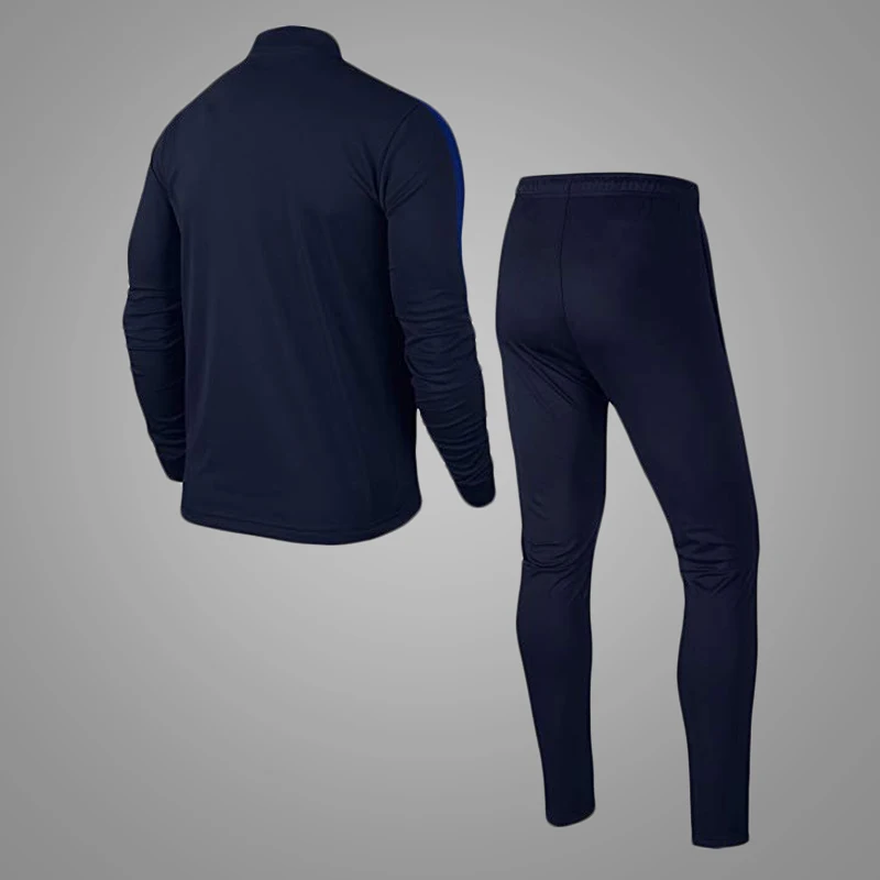 2018 High Quality Plain Mens Tracksuit Wholesale Sport Polyester Men Slim Fit Tracksuit Set 7