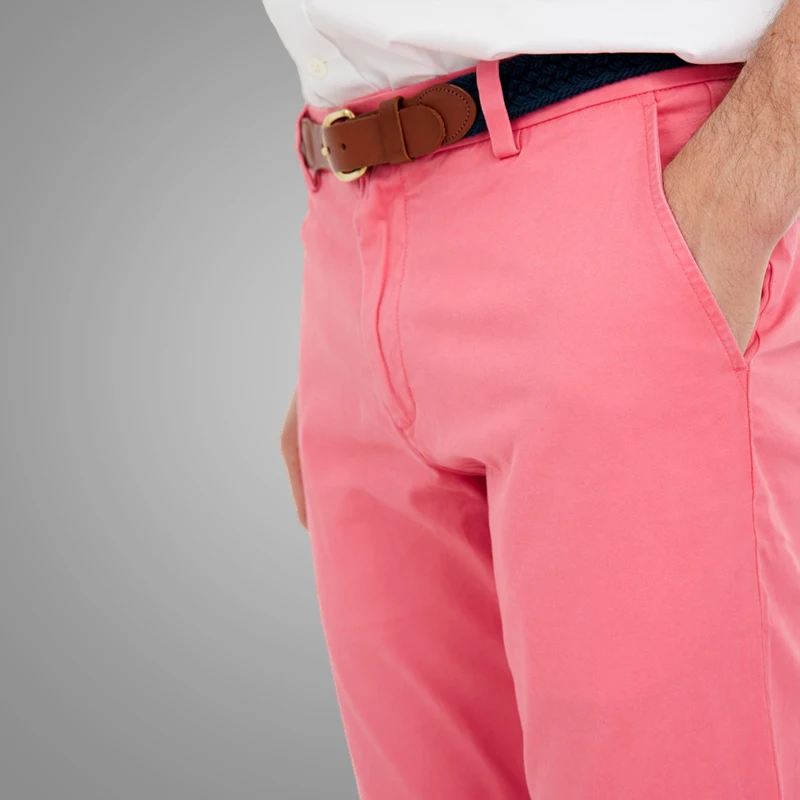 2018 Fashion Pink Washed Mens Pants Casual Pants Men 7