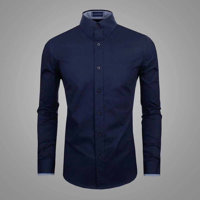  High Quality long sleeve dress shirts for men