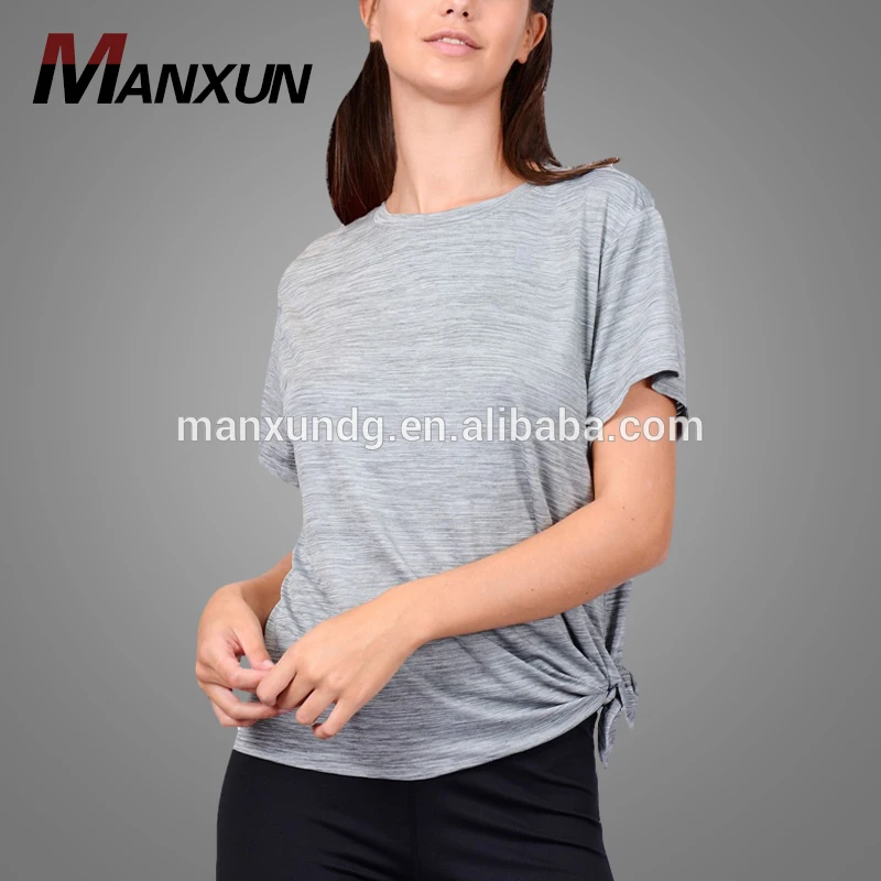 Alibaba Online Shopping Custom 259G Cotton Man Tshirt Tie Side Plain T Shirts