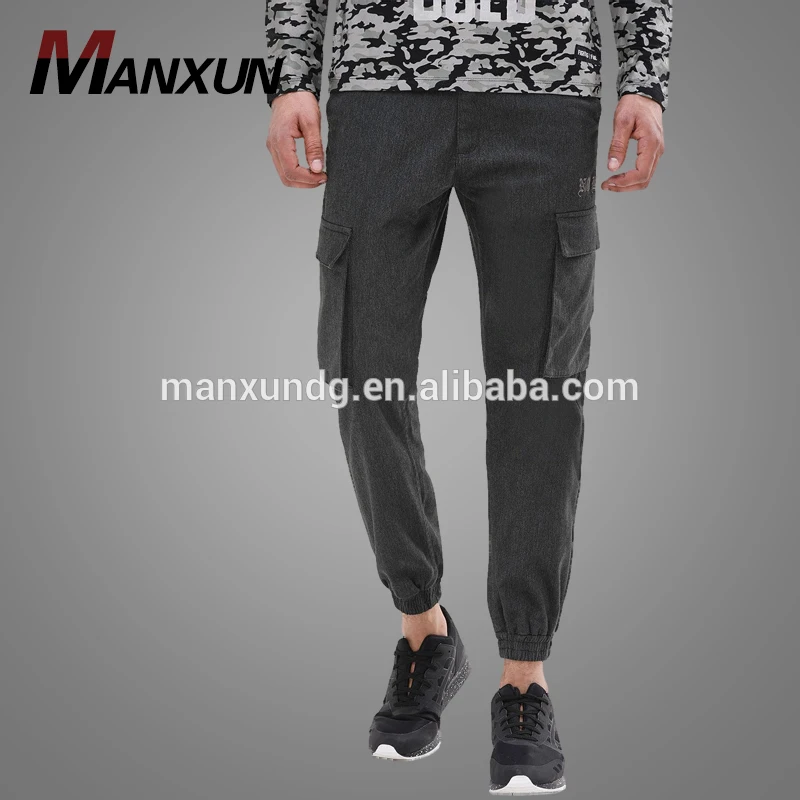 Wholesale Cheap Embroidery Cargo Joggers Custom Logo Mens Sweatpants