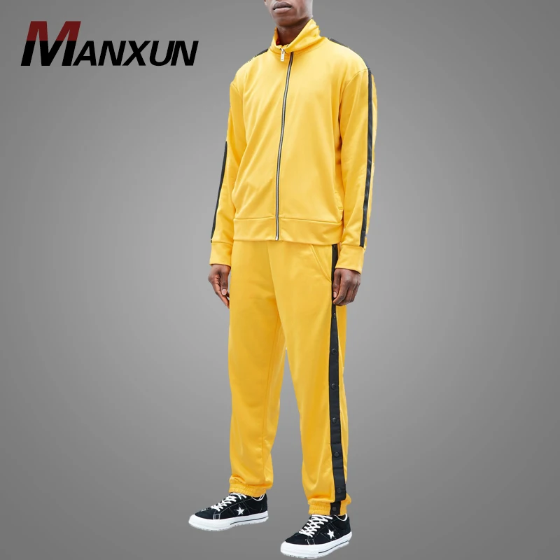 Wholesale Custom Sweatshirt And Sweatpants Sets Slim Fit Mens Plain Gym Sport Tracksuit
