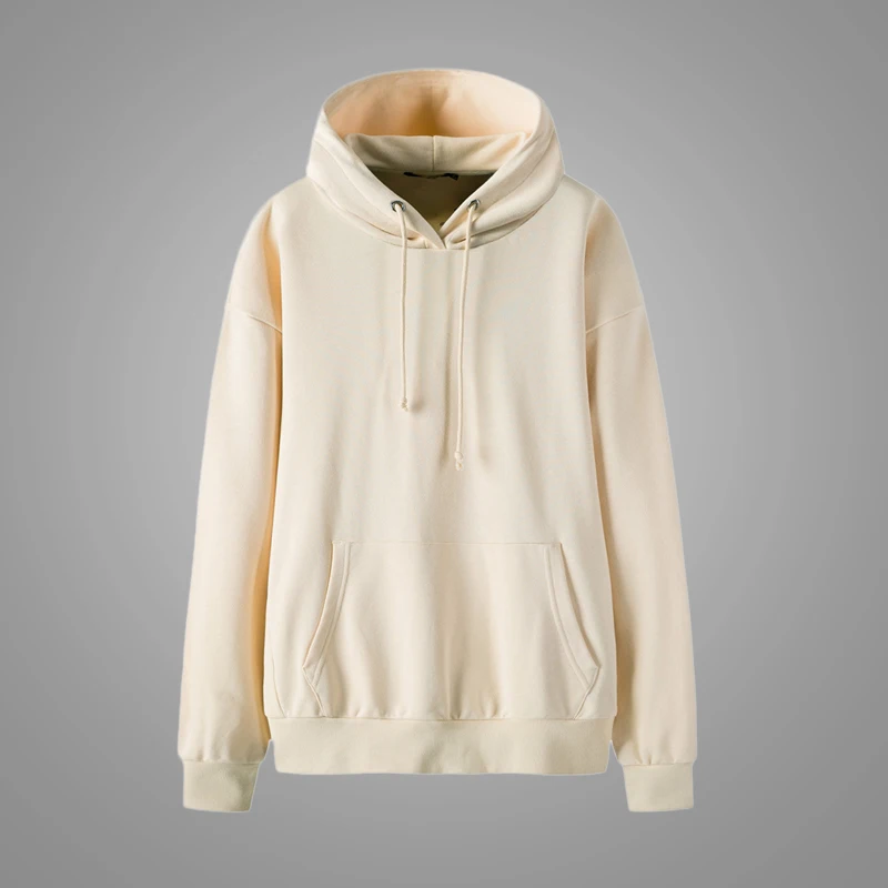 Plain Oversized Hoodie High Quality Fleece Hoodie Streetwear Pullover Blank Custom Women Apparel 5