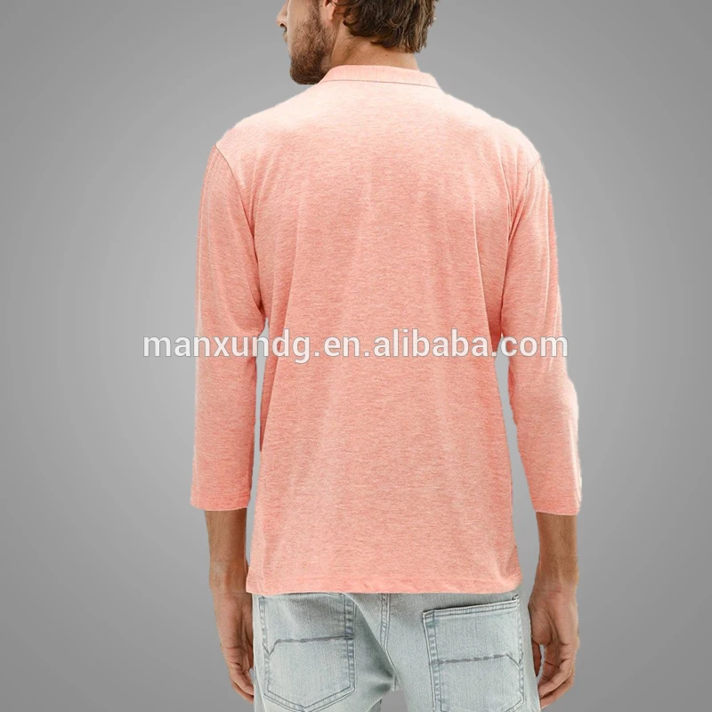 plain long sleeve t shirt MANXUN201812311436J Details 3