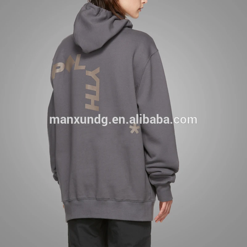  High Quality plain thick hoodies 5