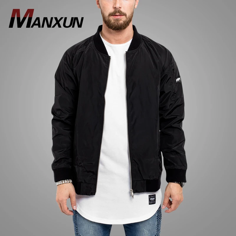 New Design Double Zipper Zip Up Bomber Jacket for Men Waterproof Motorcycle Man Jacket