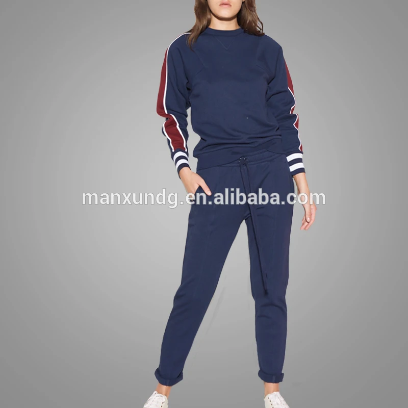 OEM Service Fashion Cotton Sport Tracksuit Hot Selling Hooded With Pants Casual Spring Women Clothing Online
