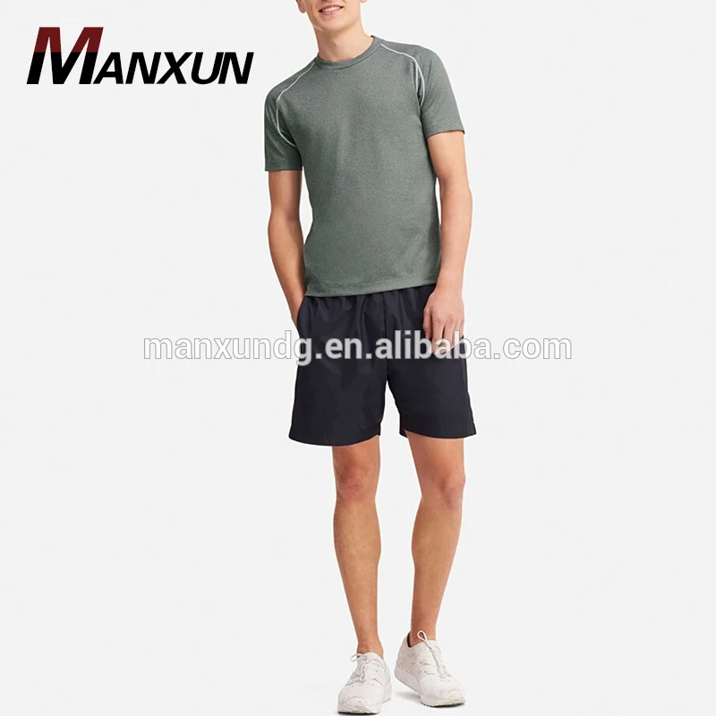 OEM Short Sleeve Mens Muscle Fit Plain T Shirt Wholesale China