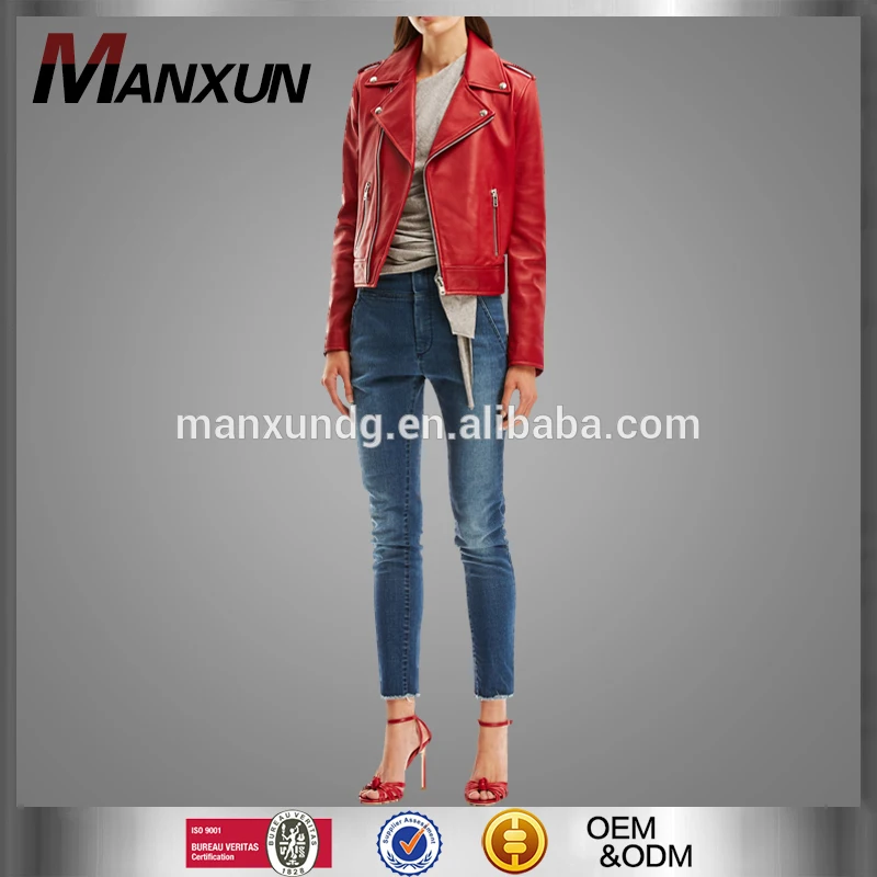 Western Simple Style Female Popular Denim Blue jeans Classical High Waisted Jeans Slim