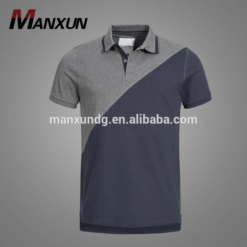 Popular Two Colors Best Short Sleeve Polo T Shirt Sublimation Slim Fit Cotton Polo Shirt
