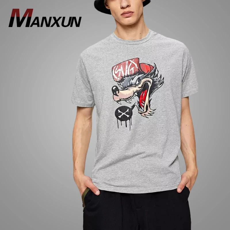 2018 New Style Wholesales Cheap Printed Tee Custom Casual Men T-shirt Hot Sell Tshirt For Mens