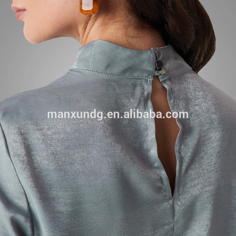 girls high neck blouse ManXun1811271106 Details 3
