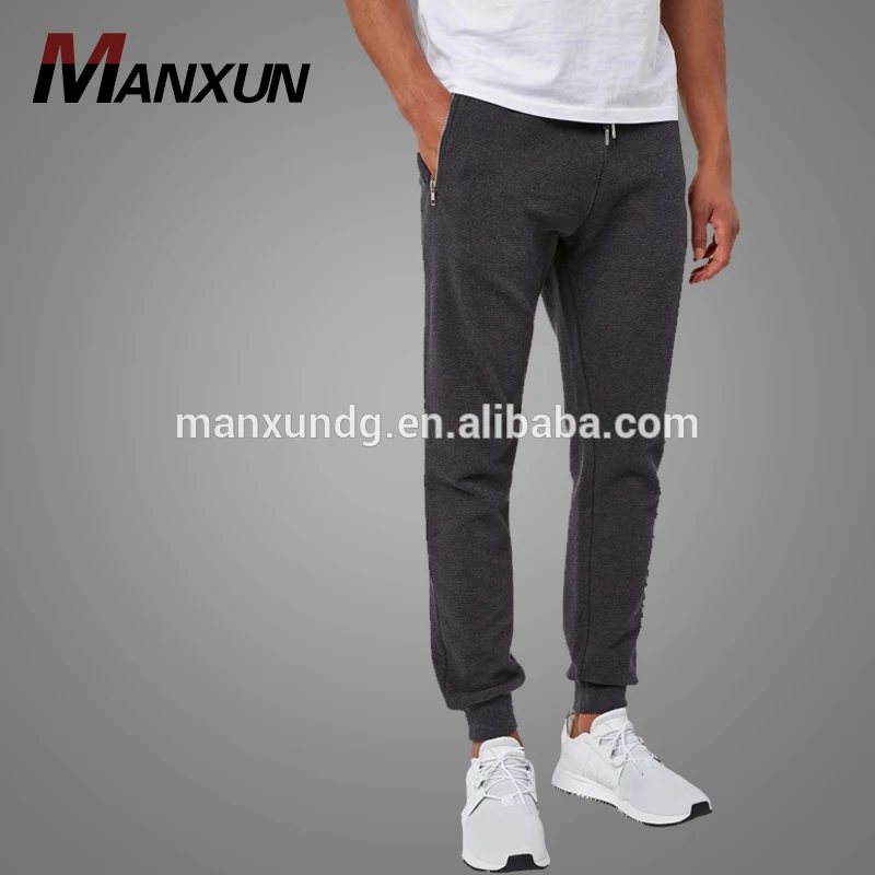 Wholesale Custom 100% Cotton Skinny Running Mens Track Pants Jogger