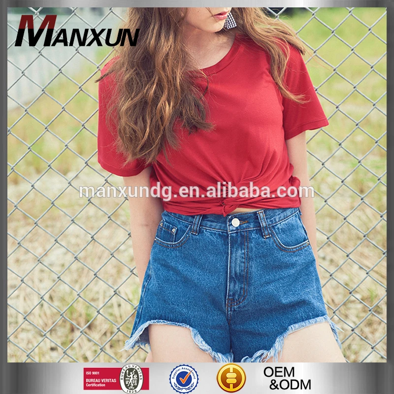 2017 Summer Fashion Women Short Sleeve Blouse Elegant Red Color Top New Style Yoga Wrap tops
