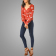 Wholesale-Red-With-White-Polka-Wrap-Blouse