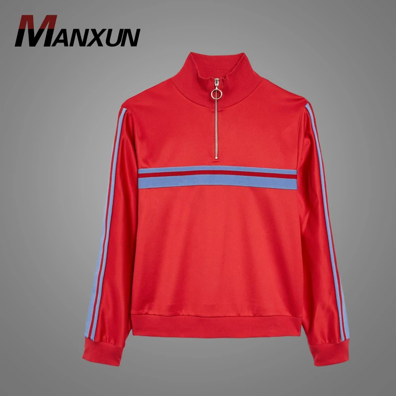 Hot Style Long Sleeve Women Hoodies Newest High Collar Sweatshirt Soft Quality Casual BlouseTops