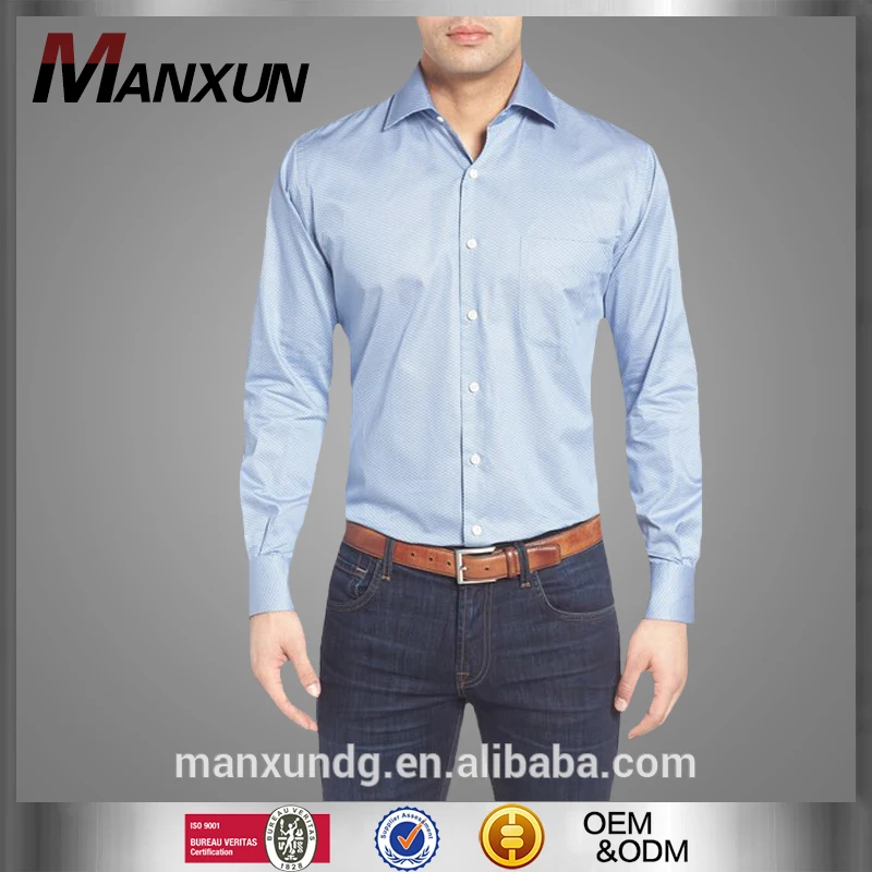 Custom Design Long Sleeve Tee Shirts For Men Casual Slim Fit T Shirt Roundabout Print Office Wear