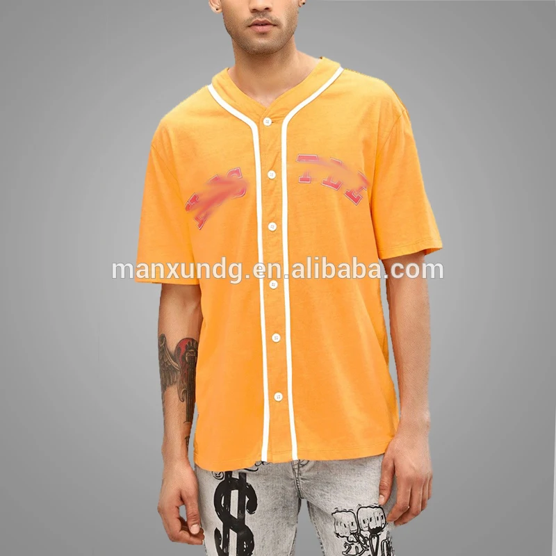 New Fashion Football Shirt Maker Soccer Jersey Slogan Print Baseball Short Sleeve Men Shirt 2018