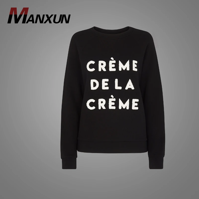 Customized Wholesale Soft Cotton Ladies Sweatshirt Hotsale Pullover Casual Hoodies Vintage Blank Tops Clothing