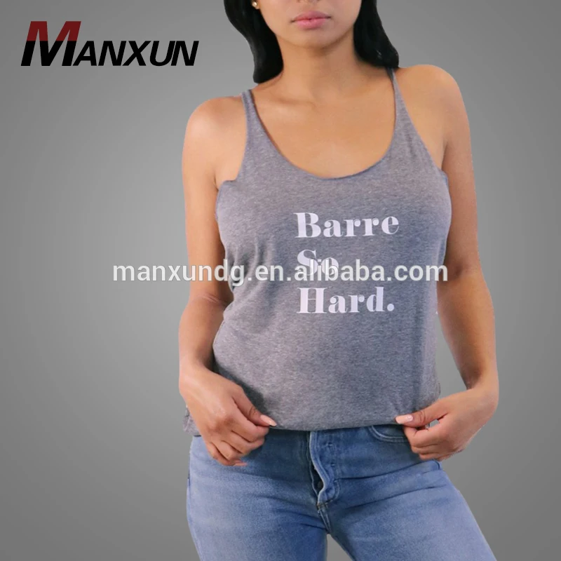 OEM Service Hot Sale Print Tank Tops Women Fitness Breathable Tank Tops In Bulk