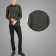 High-Quality-Mens-Clothing-Black-Shirt-Formal
