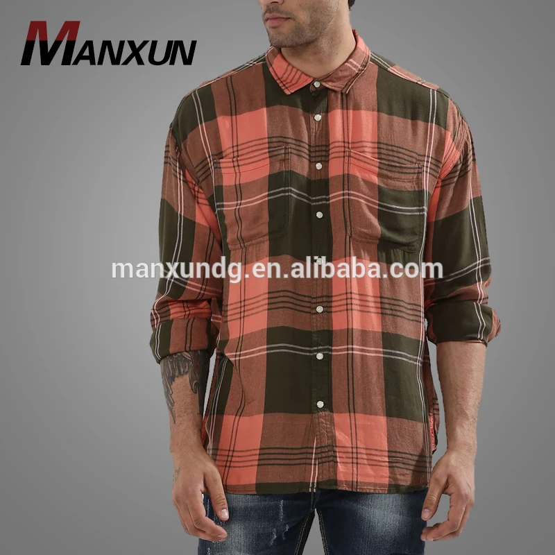 Customized Mens Back Printing Yarndyed Check Boys Shirt With Short Sleeves Grid Yellow Shirt For Men Summer 2018