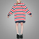 Custom-Red-And-White-Stripe-Longline-Sweatshirt