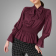Autumn-New-Arrival-Women-Solid-Color-Burgundy