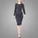 New-Design-Fitted-Waist-Ruffle-Women-Two