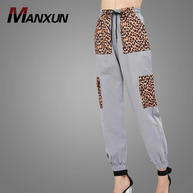 Clothing Manufacturer Wholesale  Big Pocket Jogger Pants Casual Elastic Waist Sport Pants Soft Sweatpants