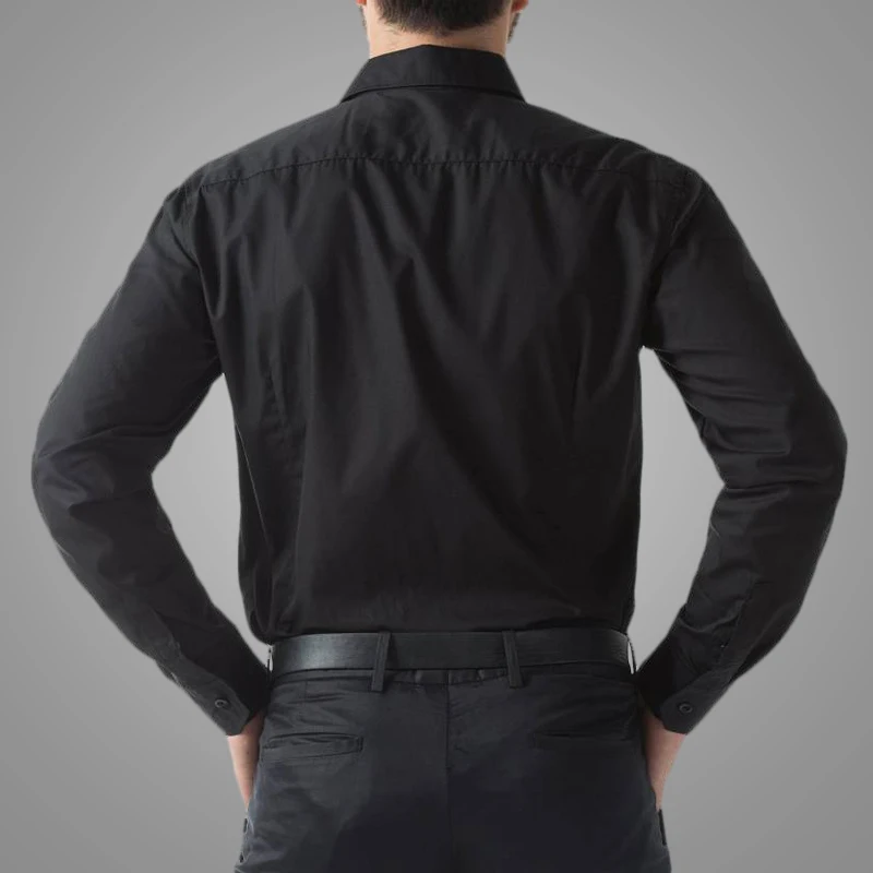  High Quality long sleeve dress shirts for men 5