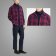 New-Arrival-Flannel-Burgundy-Plaid-Men-Shirt