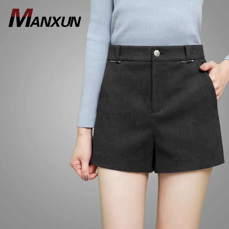 Womens Japanese Style Loose Simple Fashion Straight Out Wearing Casual Shorts Women Clothing