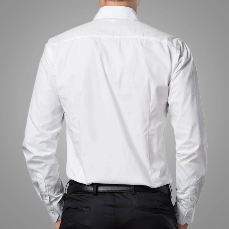  High Quality long sleeve dress shirts for men 5