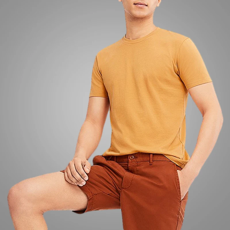 Wholesale Casual Crew Neck Blank Sublimation T-shirt for Men Men Cotton T-shirt Printing