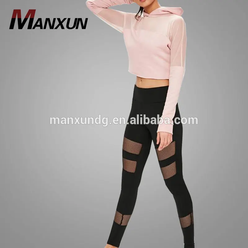 Sexy Womens Mesh Gym Hoodie Active Pink Mesh Hoodie Sport Top Women Mesh