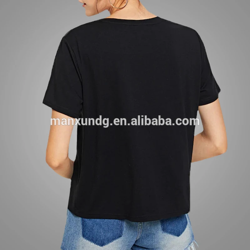 Wholesale Clothing Dry Fit 100% Cotton Sports tshirt New Model Figure Print Custom Tee Shirts For Women 5