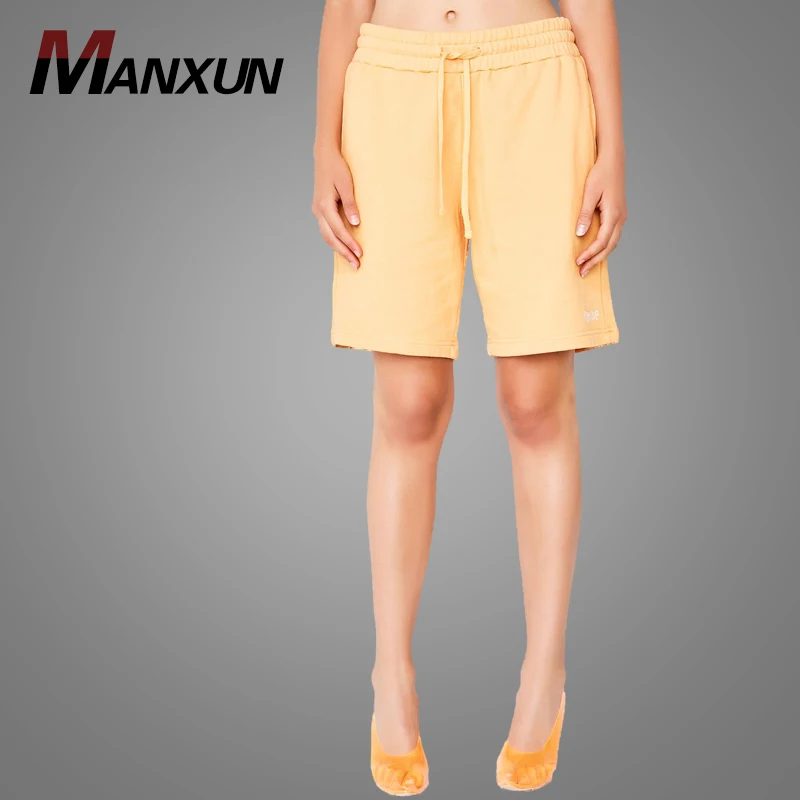 Hot Sale Cotton Fleece Ladies Soft Shorts Women Beach Sweat Shorts Pants 2018