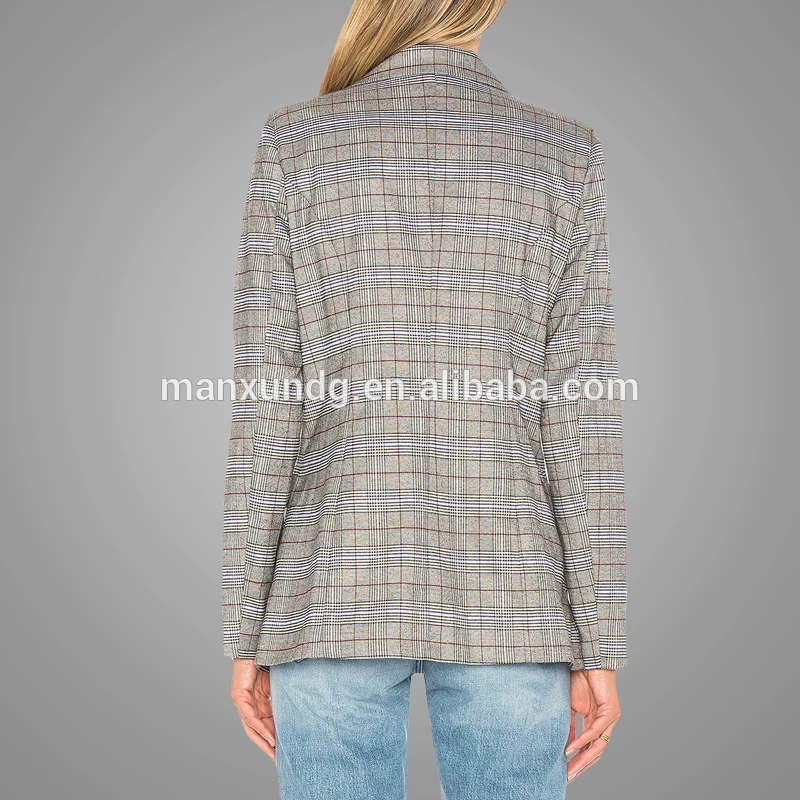 Custom Vintage Blazers Ladies Women Fashion Women Business Blazers Wholesale High Quality Clothing Women 2018 5
